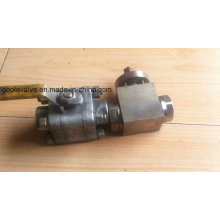 3 PC High Pressure Forged Steel Threaded Ball Valve (GQ11F)